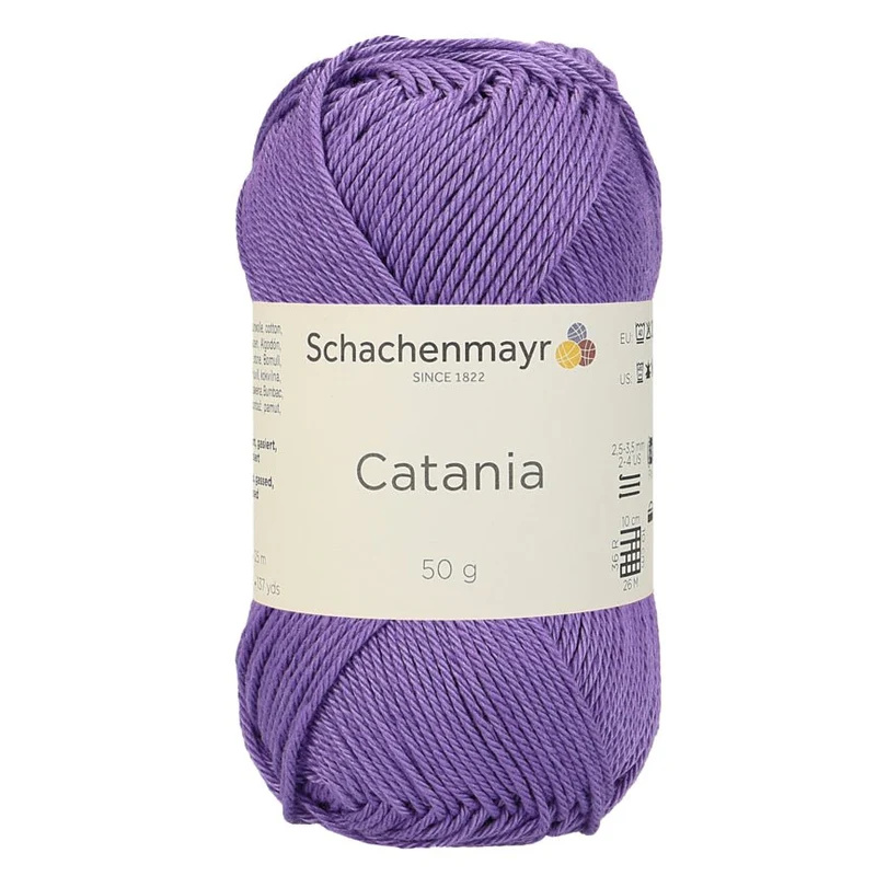 Catania | Baumwolle | 125m/50g | Farbe 113 - Violett