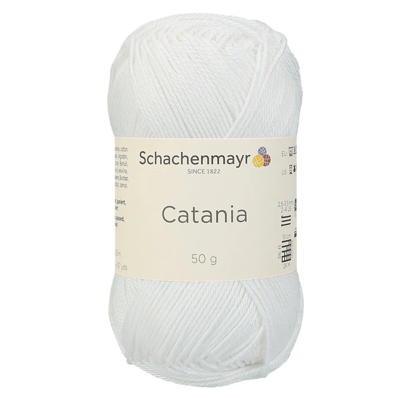 Catania | Baumwolle | 125m/50g | Farbe 106 - Weiß